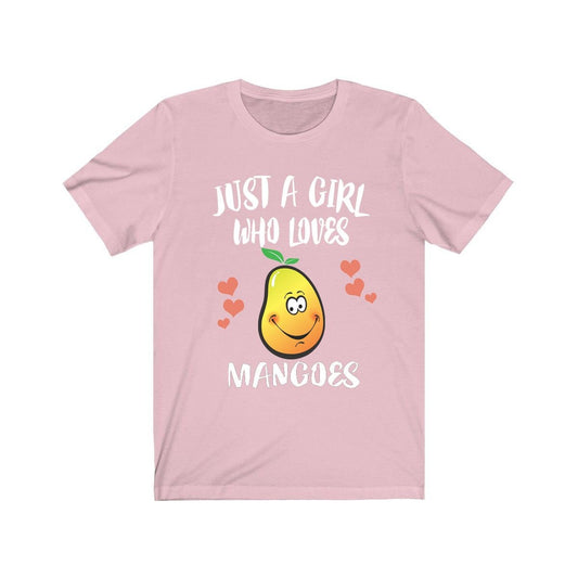 Just a girl who loves mangoes tropical sweet fruit lover tee