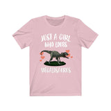 Just A Girl Who Loves Megalosaurus Shirt, Dinosaur Shirt, Megalosaurus Lover Shirt, Dinosaur Lover, Animal Adult Toddler Kids Gift T-Shirt Image 2