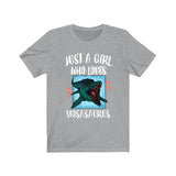 Just A Girl Who Loves Mosasaurus Dinosaur Shirt, Mosasaurus Shirt, Dinosaur Lover Shirt, Animal Lover Adult Toddler Infant Kids Gift T-Shirt Image 3