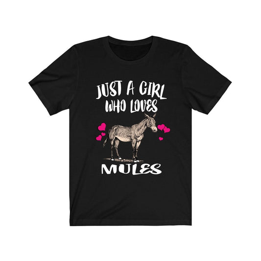Just A Girl Who Loves Mules Shirt - mule print design
