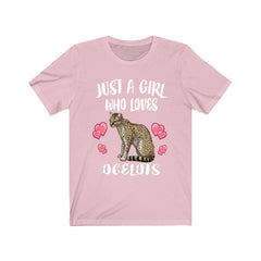 Ocelot T-Shirt for Girls - ocelot print design