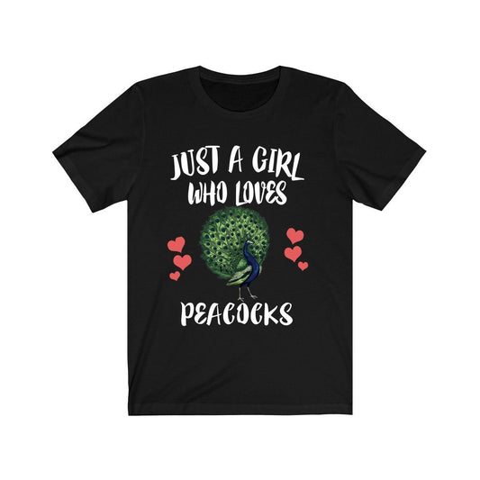 Just A Girl Who Loves Peacocks Shirt - peacock print design