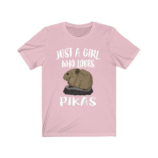 Just A Girl Who Loves Pikas Animal Shirt - pika print design