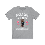 Just A Girl Who Loves Pileated Woodpeckers Shirt, Bird Birding Shirt, Woodpecker Shirt, Animal Lover Adult Toddler Infant Kids Gift T-Shirt Image 1