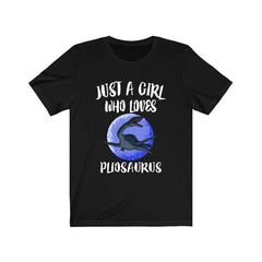 Just a girl who loves pliosaurus marine reptile predator tee