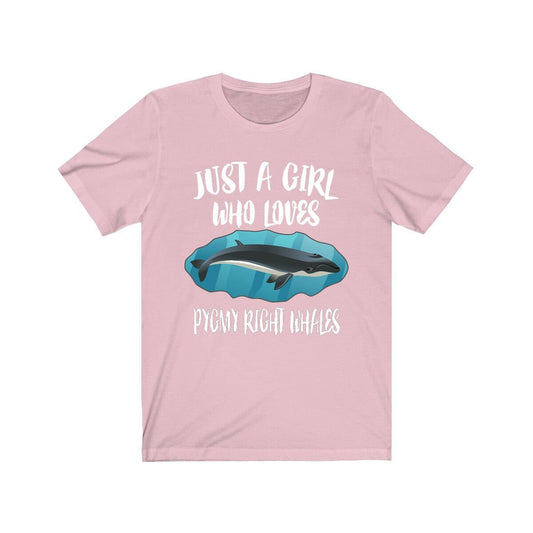 Just A Girl Who Loves Pigmy Right Whales Animal Lover Adult Toddler Infant Kids Gift T-Shirt Image 2