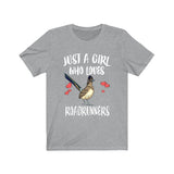 Just A Girl Who Loves Roadrunners Shirt, Roadrunner Shirt, Bird Birding Animal Lover Adult Toddler Infant Kids Gift T-Shirt Image 3