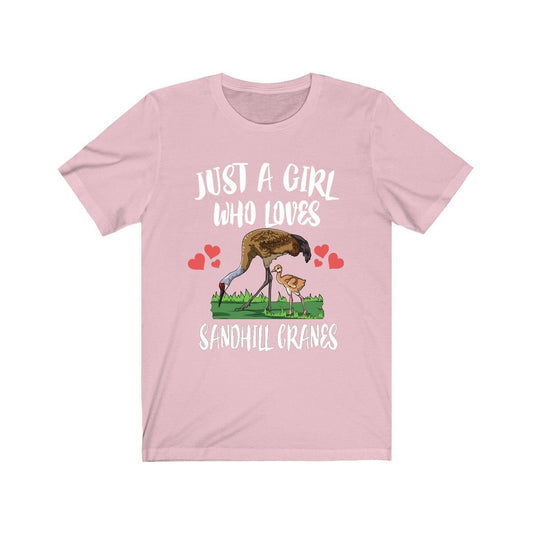 Sandhill Crane T-Shirt for Girls - sandhill crane print design