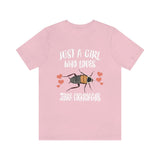 Just A Girl Who Loves Zebra Cockroaches Shirt, Cockroach Shirt, Cockroach Lover Gift, Cockroach Lover Shirt,  Adult Toddler Gift T-Shirt Image 4