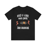 Just A Girl Who Loves Zebra Cockroaches Shirt, Cockroach Shirt, Cockroach Lover Gift, Cockroach Lover Shirt,  Adult Toddler Gift T-Shirt Image 3