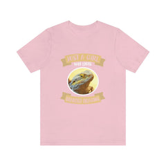 Just a girl who loves bearded dragons pet lizard reptile tee