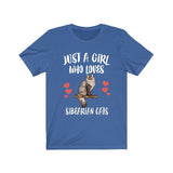 Just A Girl Who Loves Siberian Cats Shirt, Cat Lover Shirt, Cat Owner Gift, Animal Lover Adult Toddler Infant Kids Gift T-Shirt Image 4
