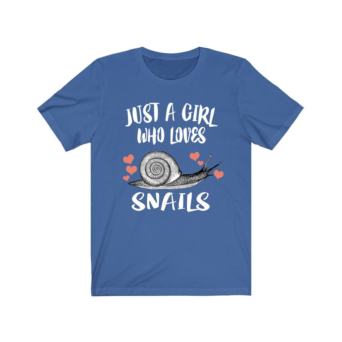 Just A Girl Who Loves Snails Shirt, Snail Lover Shirt, Snail Gift, Animal Lover Adult Toddler Infant Kids Gift T-Shirt Image 2