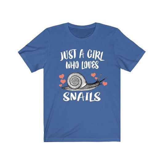 Just A Girl Who Loves Snails Shirt - snail print design