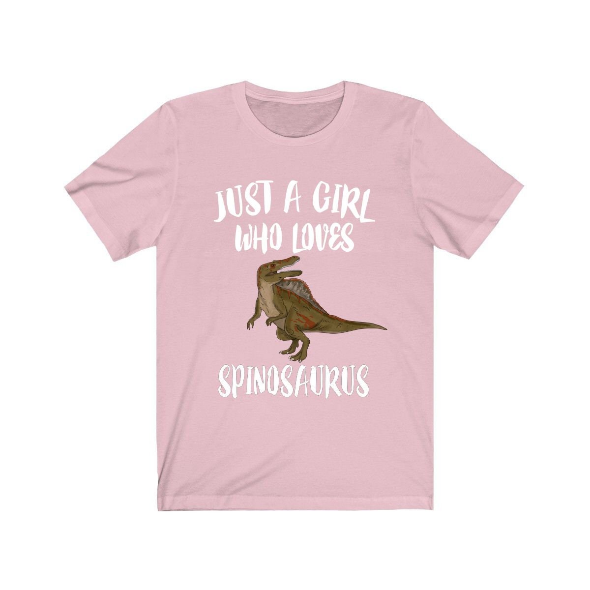 Just A Girl Who Loves Spinosaurus Dinosaur Shirt, Spinosaurus Shirt, Spinosaurus Gift, Animal Lover Adult Toddler Infant Kids Gift T-Shirt Image 3