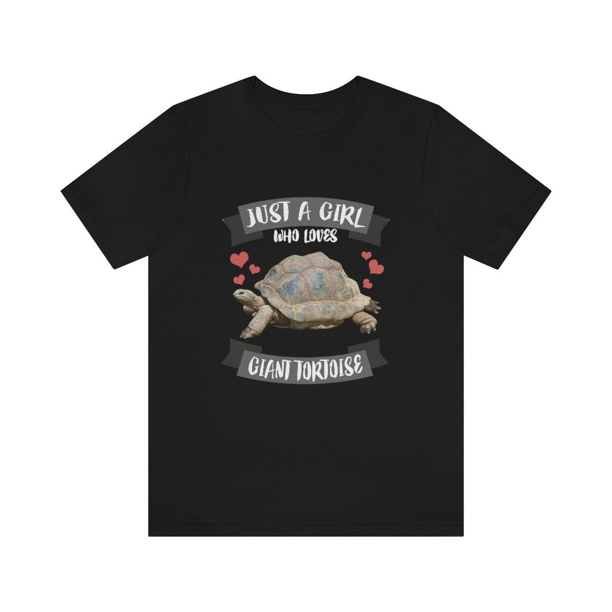Just A Girl Who Loves Giant Tortoise Shirt, Giant Tortoise Lover Shirt, Turtle Gift, Turtle Shirt, Adult Kids Animal T-Shirt Image 2