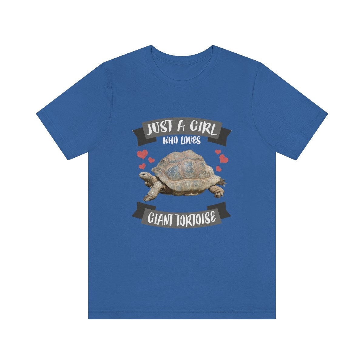 Just A Girl Who Loves Giant Tortoise Shirt, Giant Tortoise Lover Shirt, Turtle Gift, Turtle Shirt, Adult Kids Animal T-Shirt Image 3