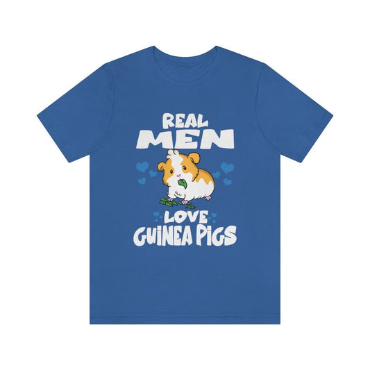 Real Men Love Guinea Pigs Shirt - guinea pig print design