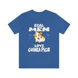 Real Men Love Guinea Pigs Shirt, Guinea Pig Owner Shirt, Guinea Pig Lover Gift, Guinea Pig Shirt, Animal Adult Kids T-Shirt Image 2