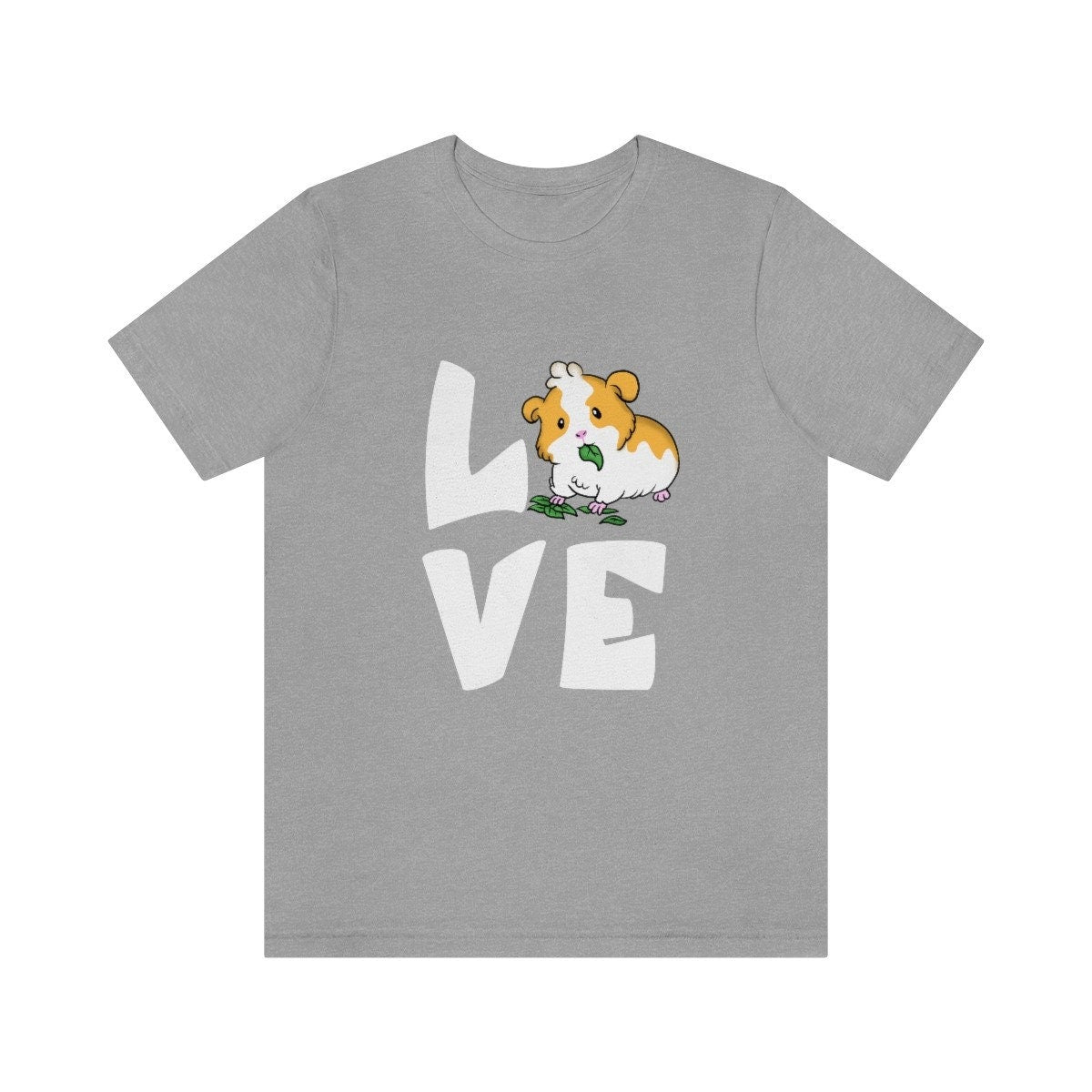 I Love Guinea Pigs Shirt, Guinea Pig Owner Shirt, Guinea Pig Lover Gift, Guinea Pig Shirt, Animal Adult Kids T-Shirt Image 3