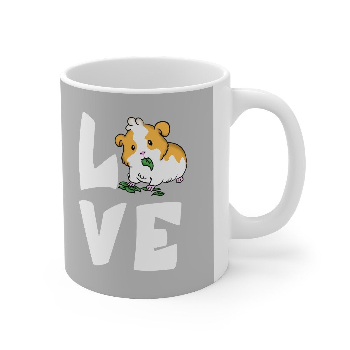 I Love Guinea Pigs Mug, Guinea Pig Owner Mug, Guinea Pig Lover Gift, Guinea Pig Mug, Animal Image 3