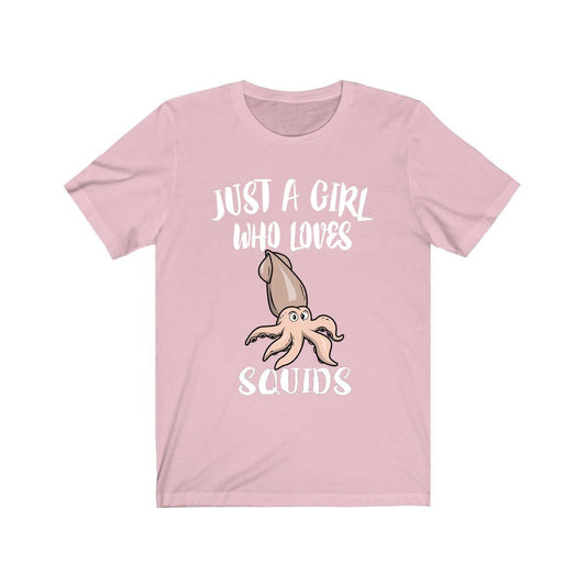 Just A Girl Who Loves Squids Shirt - squid print design