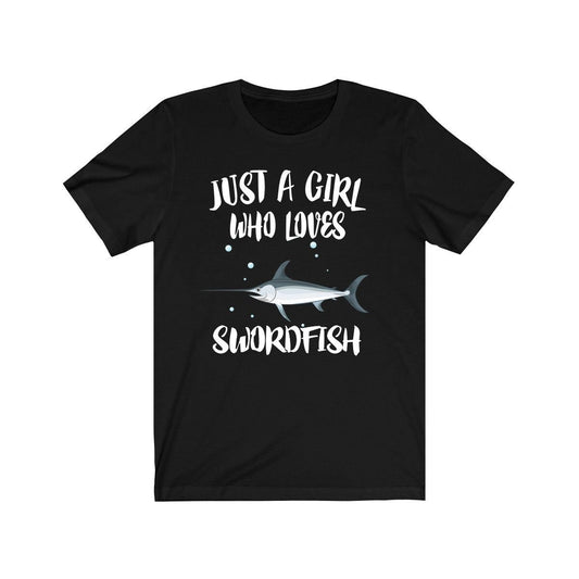 Just A Girl Who Loves Swordfish Shirt - swordfish print design