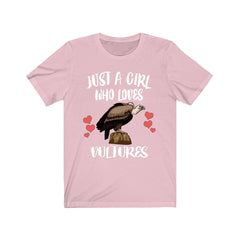 Just A Girl Who Loves Vultures Birds Shirt - vulture print design
