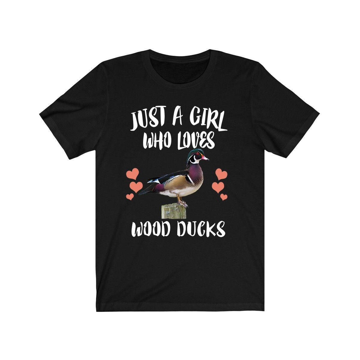 Just A Girl Who Loves Wood Ducks Shirt, Duck Lover Shirt, Wood Duck Gift, Birding Animal Lover Adult Toddler Infant Kids Gift T-Shirt Image 4