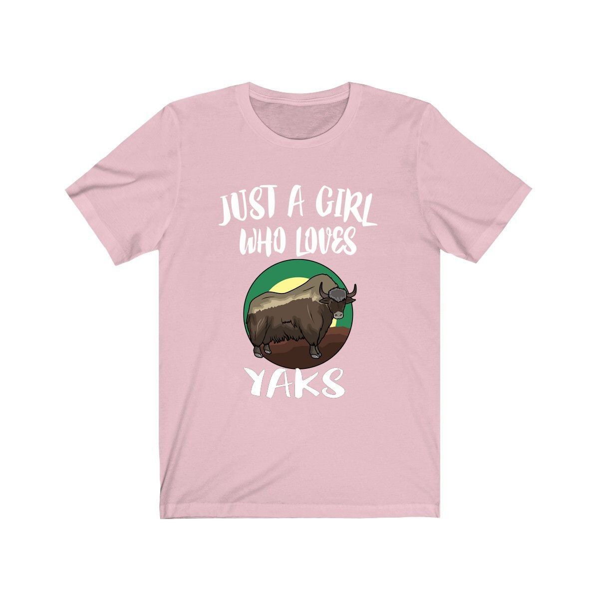 Just A Girl Who Loves Yaks Shirt, Yak Lover Gift, Yak Shirt, Animal Lover Adult Toddler Infant Kids Gift T-Shirt Image 3