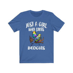 Just A Girl Who Loves Budgies Shirt - budgie print design