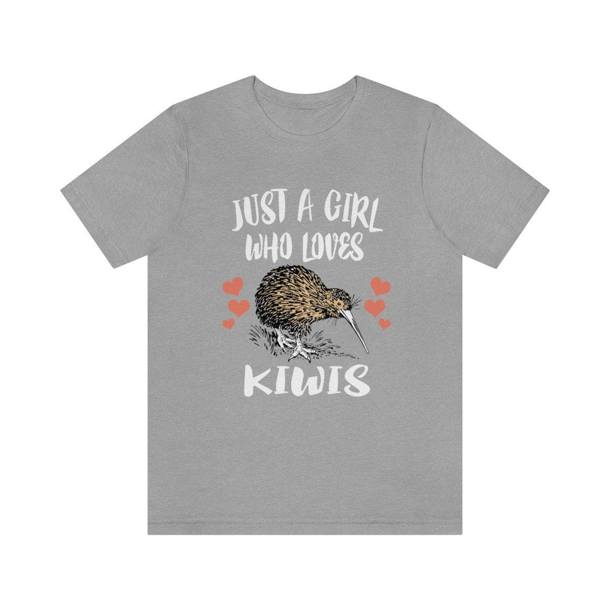 Just A Girl Who Loves Kiwis Birds Shirt, Kiwi Bird Lover Shirt, Birding Gift, Bird Shirt, Adult Kids Animal T-Shirt Image 1