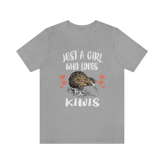 Just A Girl Who Loves Kiwis Birds Shirt - kiwi bird print design