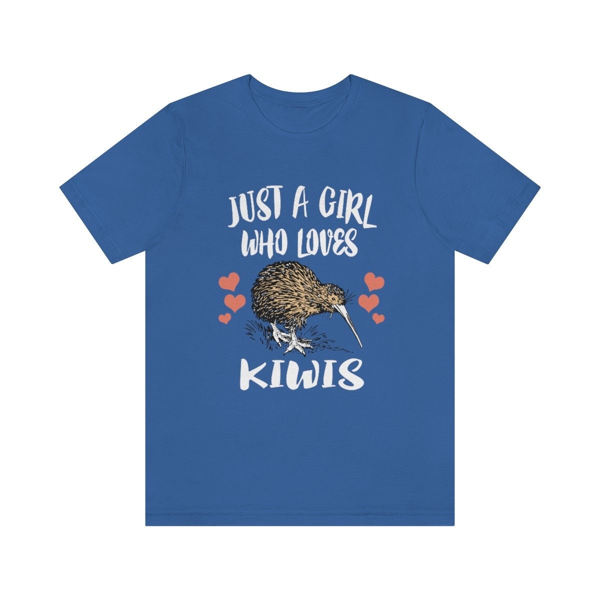 Just A Girl Who Loves Kiwis Birds Shirt, Kiwi Bird Lover Shirt, Birding Gift, Bird Shirt, Adult Kids Animal T-Shirt Image 3