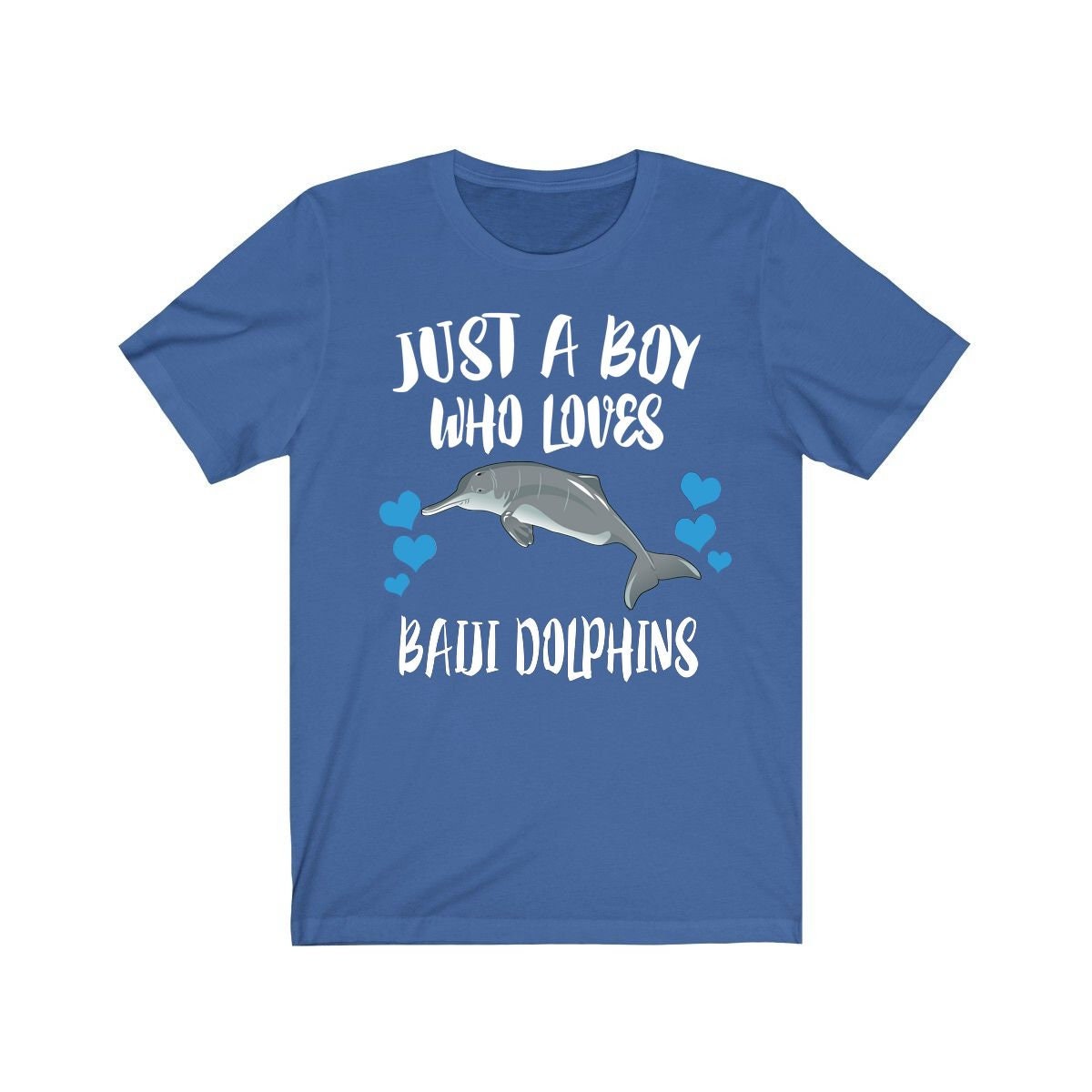 Just A Boy Who Loves Baiji Dolphins Shirt, Dolphin Lover Shirt, Dolphin Shirt, Dolphin Lover Gift, Animal Adult Toddler Kids T-Shirt Image 1