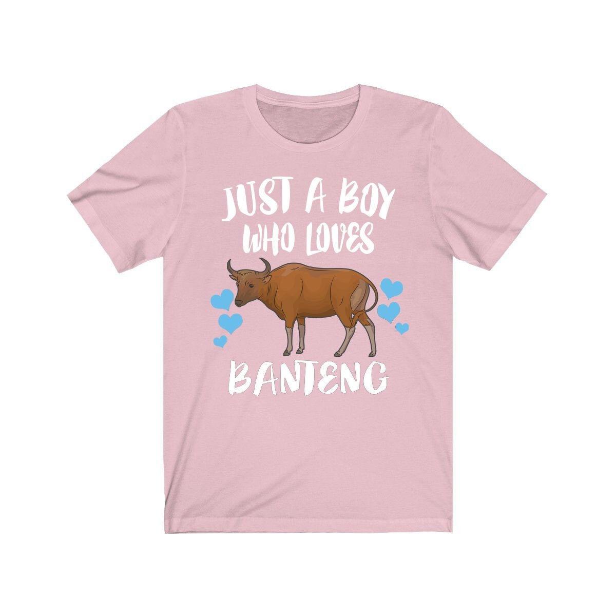 Just A Boy Who Loves Banteng Cow Shirt, Banteng Cow Lover Shirt, Cow Shirt, Cow Lover Gift, Animal Adult Toddler Kids T-Shirt Image 4