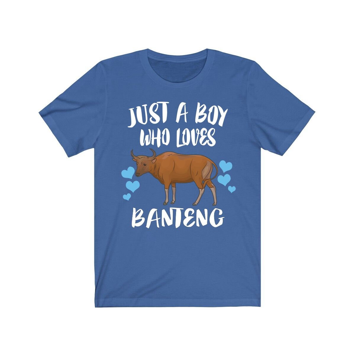 Just A Boy Who Loves Banteng Cow Shirt, Banteng Cow Lover Shirt, Cow Shirt, Cow Lover Gift, Animal Adult Toddler Kids T-Shirt Image 3