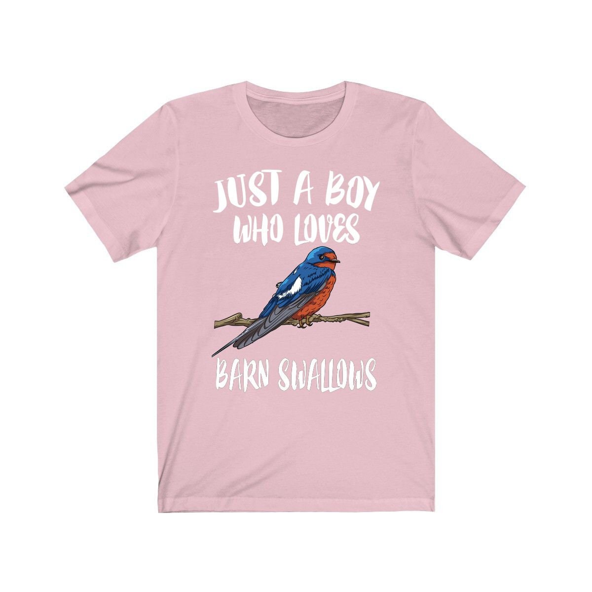 Just A Boy Who Loves Barn Swallows Shirt, Swallow Lover Shirt, Birding Shirt, Bird Lover Gift, Animal Adult Toddler Kids T-Shirt Image 4