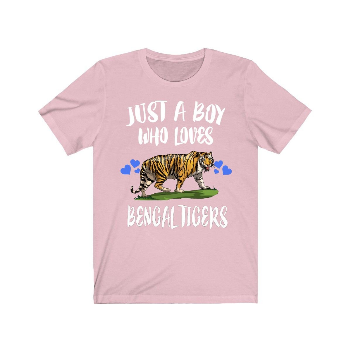 Just A Boy Who Loves Bengal Tigers Shirt, Bengal Tiger Lover Shirt, Tiger Shirt, Tiger Lover Gift, Animal Adult Toddler Kids T-Shirt Image 4