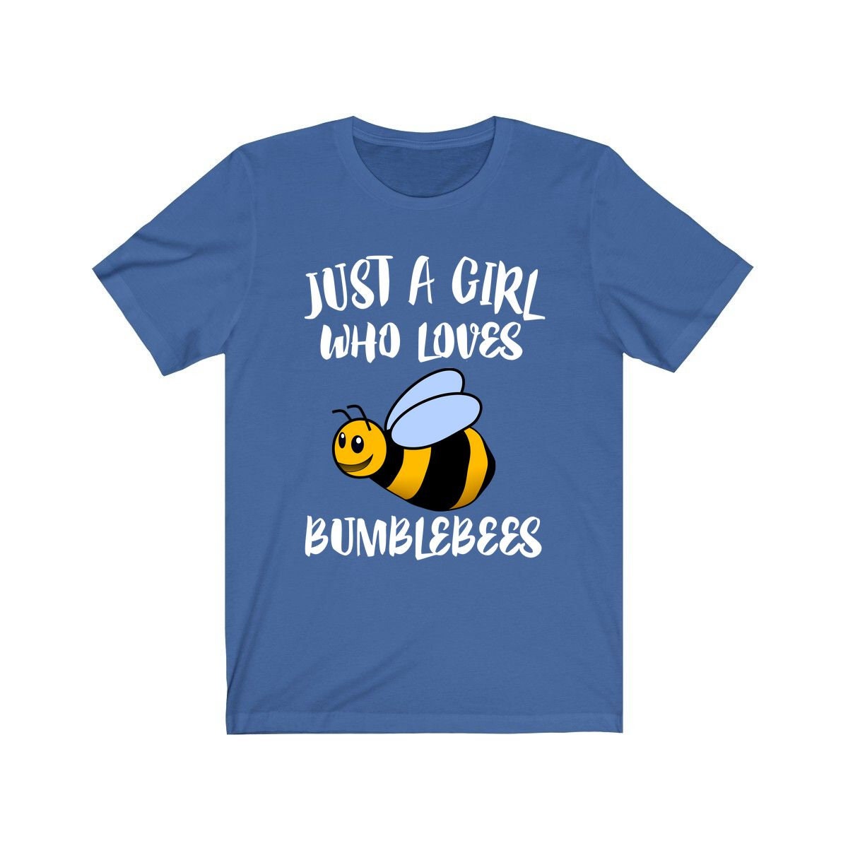 Just A Girl Who Loves Bumblebees Shirt, Bumblebee Lover Shirt, Bumblebee Shirt, Insect Animal Lover Adult Toddler Infant Kids Gift T-Shirt Image 3