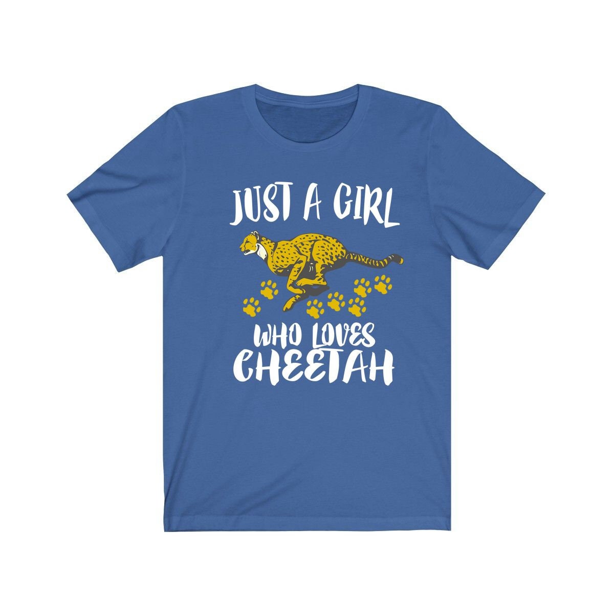 Just A Girl Who Loves Cheetah Shirt, Cheetah Shirt, Cheetah Lover Shirt, African Cheetah, Animal Adult Toddler Infant Kids Gift T-Shirt Image 4