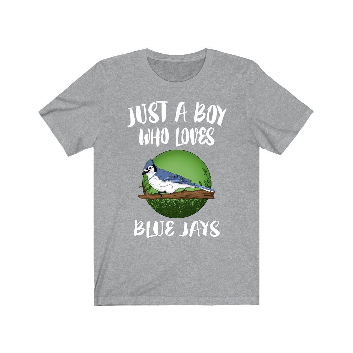 Just A Boy Who Loves Blue Jays Shirt, Blue Jay Lover Shirt, Birding Shirt, Bird Lover Gift, Animal Adult Toddler Kids T-Shirt Image 2