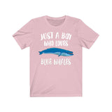 Just A Boy Who Loves Blue Whales Shirt, Blue Whale Lover Shirt, Whale Shirt, Whale Lover Gift, Animal Adult Toddler Kids T-Shirt Image 4