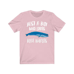 Just A Boy Who Loves Blue Whales Shirt - Blue Whale print design