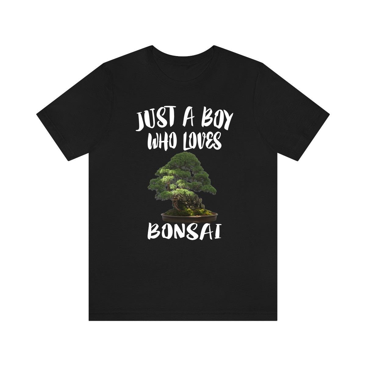 Just A Boy Who Loves Bonsai Shirt, Bonsai Lover Shirt, Bonsai Shirt, Bonsai Lover Gift, Animal Adult Toddler Kids T-Shirt Image 3
