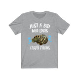 Just A Boy Who Loves Carpet Pythons Shirt, Carpet Python Lover Shirt, Snake Shirt, Python Lover Gift, Animal Adult Toddler Kids T-Shirt Image 1