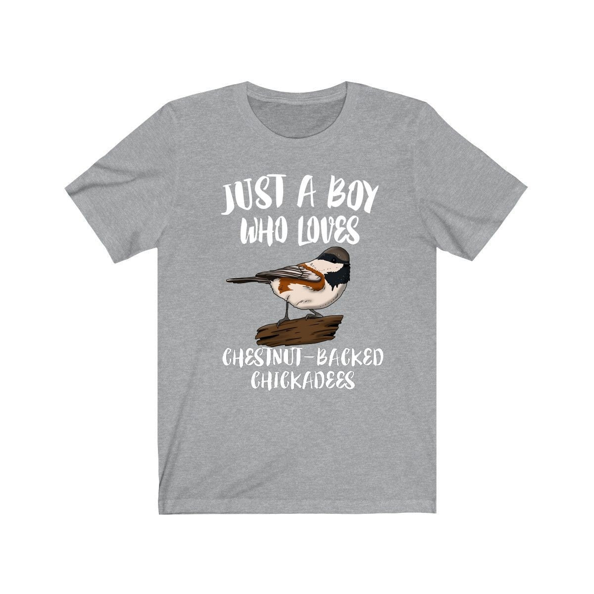 Just A Boy Who Loves Chestnut-backed Chickadees Shirt, Chickadee Lover Shirt, Chickadee Shirt, Bird Lover Gift, Animal Adult Kids T-Shirt Image 1