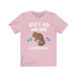 Just A Boy Who Loves Chipmunks Shirt, Chipmunk Lover Shirt, Chipmunk Shirt, Chipmunk Lover Gift, Animal Adult Kids T-Shirt Image 4