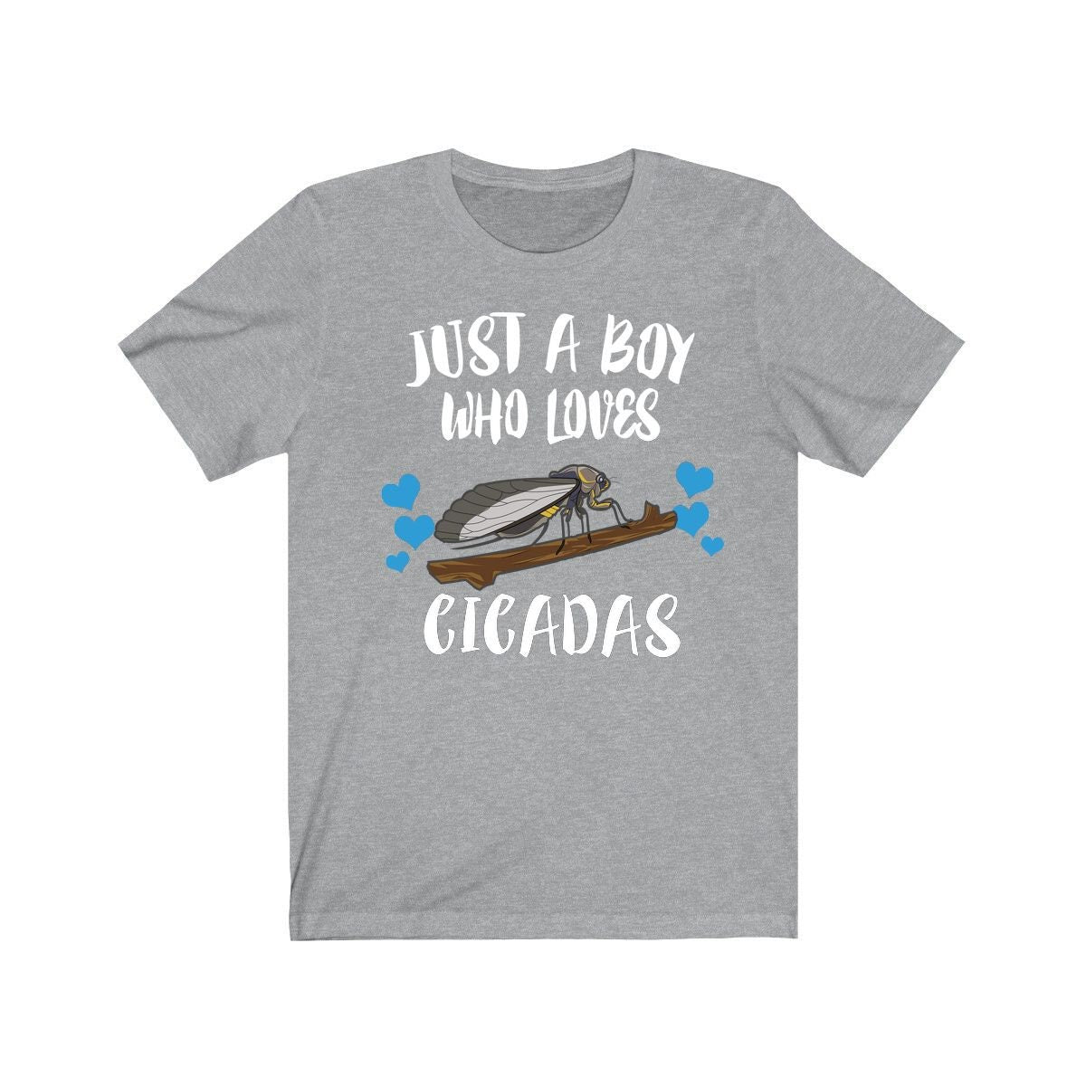 Just A Boy Who Loves Cicadas Shirt, Cicada Lover Shirt, Insect Shirt, Insect Lover Gift, Animal Adult Kids T-Shirt Image 2