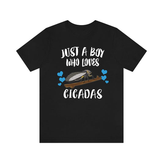 Just A Boy Who Loves Cicadas Shirt - cicada print design